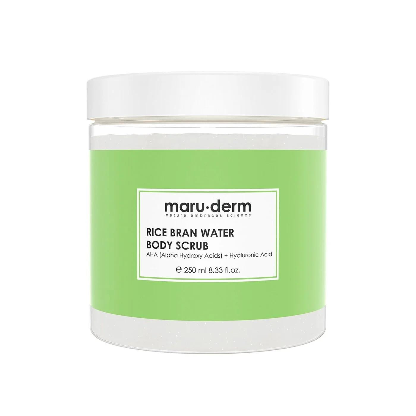 Maruderm Brightening Rice Water &amp; AHA Body Scrub 250 ml