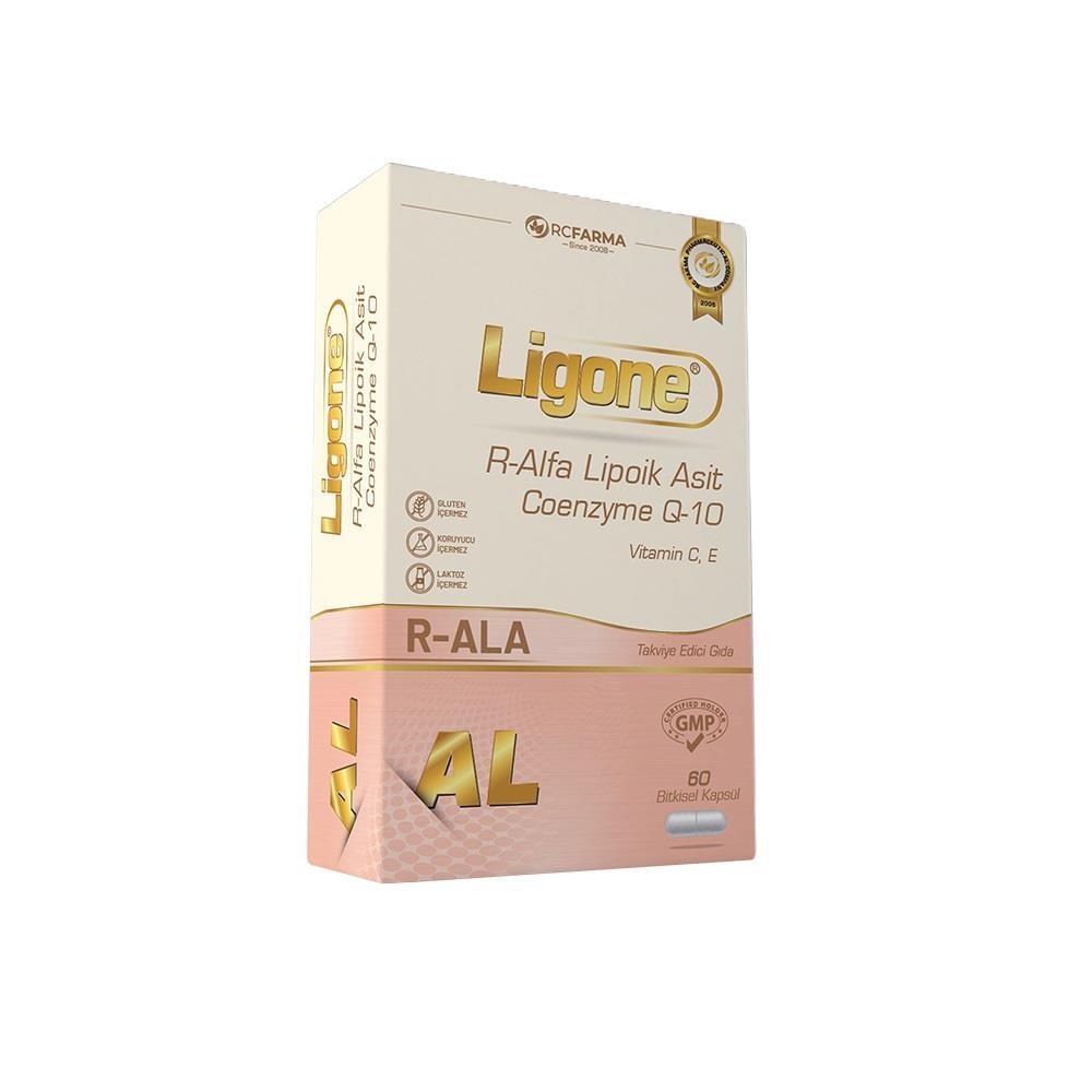 Ligone Alpha Lipoic Acid &amp; Q-10 Dietary Supplement 60 Capsules