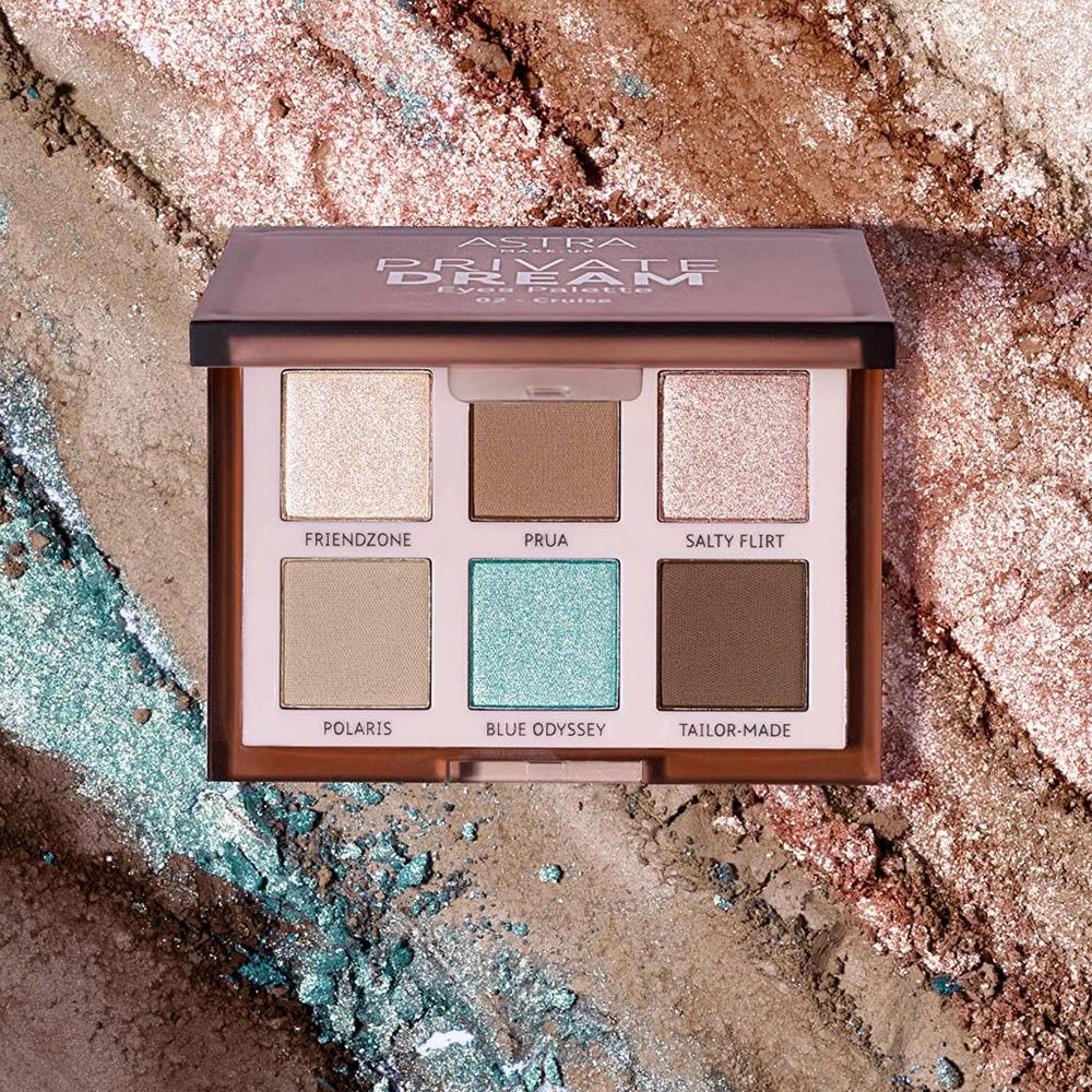 Astra Private Dream 6-Color Eyeshadow Palette 02 Cruise
