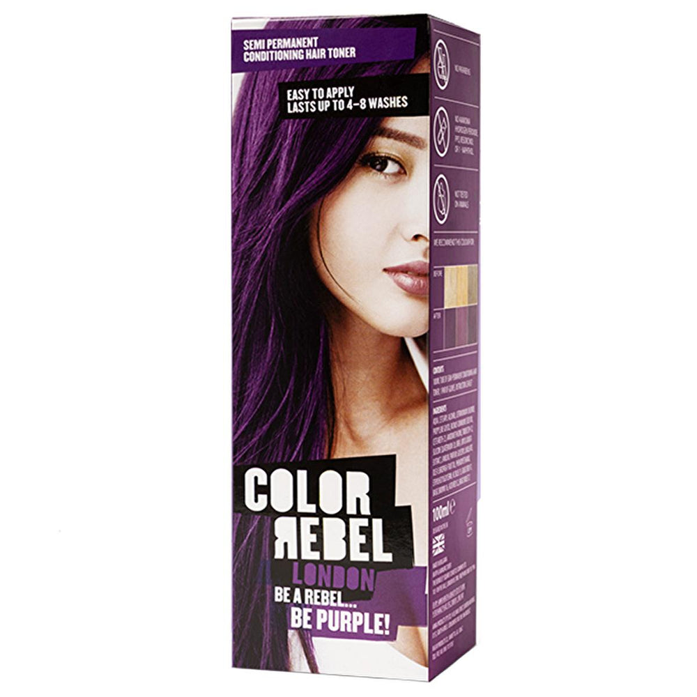 Color Rebel London Semi-Permanent Hair Dye - Paraben-Free, Ammonia-Free, Cruelty-Free Hair Color for Sensitive - view 3