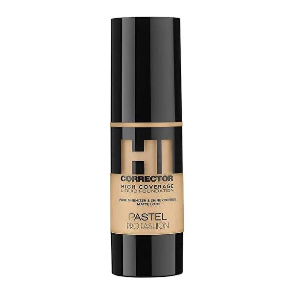 Pastel Likit Fondöten HI Corrector Yüksek Kapatıcılık 403 - Matte Foundation for Oily Skin, High Coverage Concealer, Dermatologically Tested Matte Foundation for Oily Skin - High Coverage & Dermatologically Tested matte foundation, high coverage concealer, pore minimizer, oil control foundation, dermatologically tested cosmetics, oily skin solution, combination skin, flawless finish, long-lasting coverage, smooth skin texture, shine control