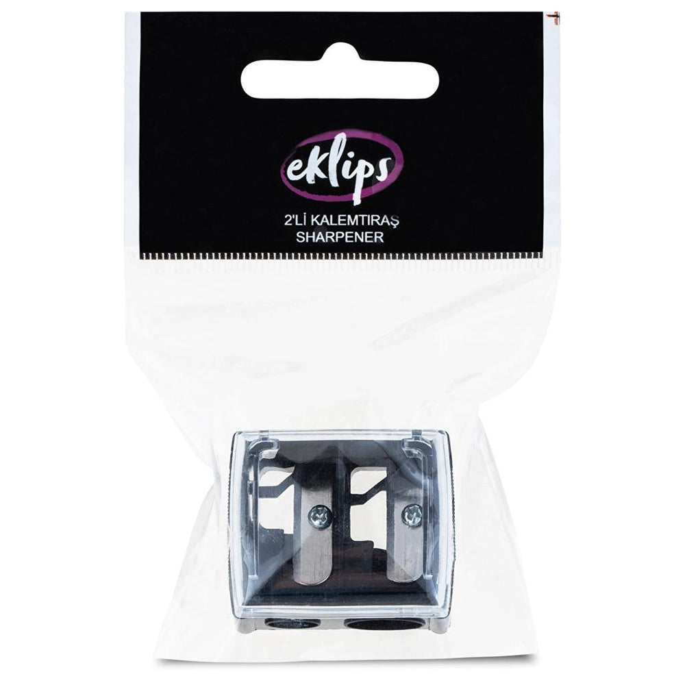 Eklips Dual Cosmetic Pencil Sharpener for Precision Tips