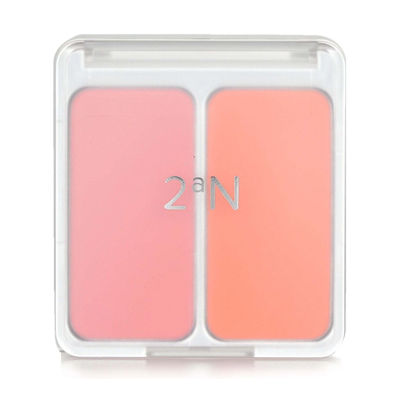 2aN Dual Cheek Blush 04 Hot Living Coral 4.5g