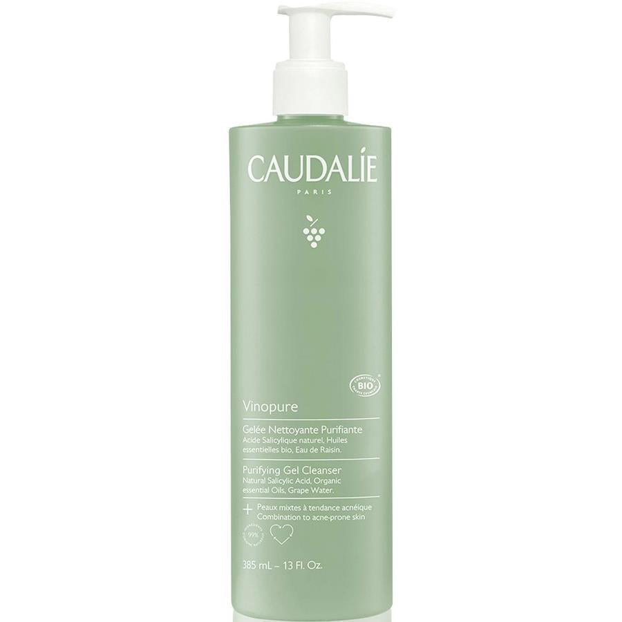 caudalie vinopure purifying cleanser bottle 385ml, caudalie vinopure product details Caudalie Vinopure Purifying Cleanser - Deep Clean | 385 ML Caudalie Vinopure Purifying Cleanser | 385 ML caudalie, vinopure, purifying-cleanser, acne-prone-skin, sensitive-skin, natural-ingredients, skincare, daily-cleanser, deep-clean, ai-generated