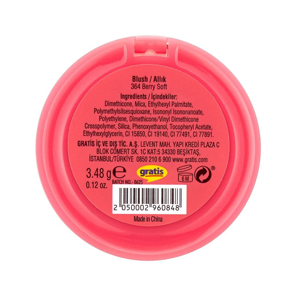 Beaulis Cloud It Blush 364 Berry Soft Creamy Formula 4.5g