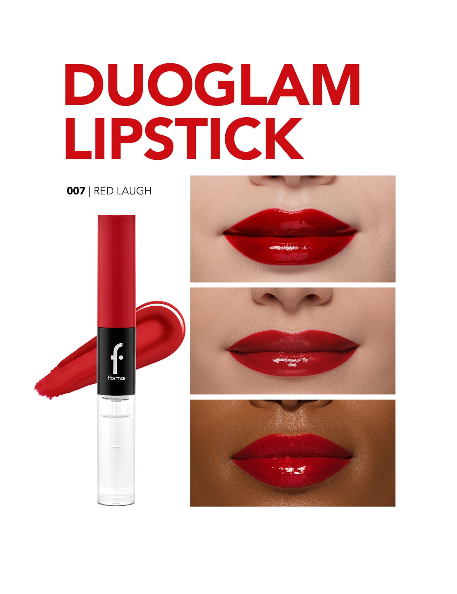 Flormar Duoglam High Pigment Liquid Lipstick &amp; Lip Gloss