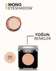 Flormar Mono High-Pigment Shimmer Eyeshadow 4g