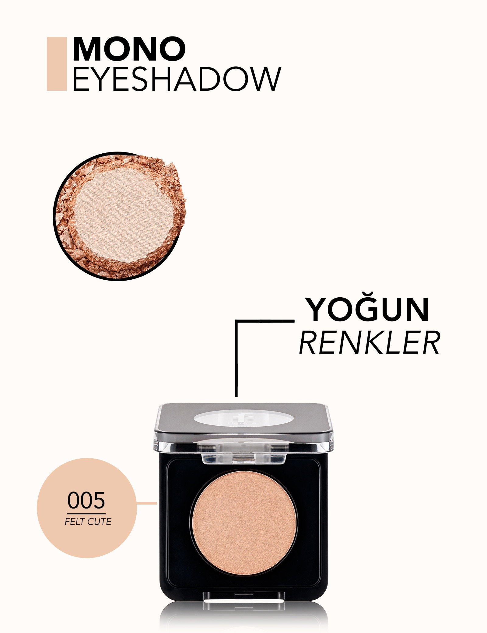 Flormar Mono High-Pigment Shimmer Eyeshadow 4g