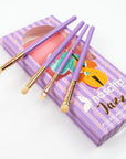 Nascita Jazz Professional 4-Piece Eye Makeup Brush Set - Soft, High-Quality Bristles for Precise Application - Makeup Brush
