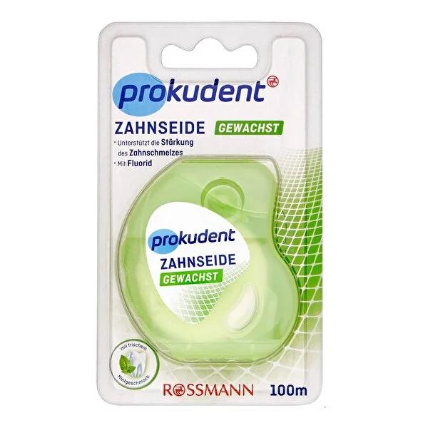 Prokudent Mint Flavored Waxed Dental Floss - 50m PFAS-Free for Effective Interdental Cleaning - image 2