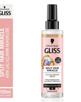 Gliss Split Hair Miracle Hair Repair Serum - 200ml, Nourishes & Repairs Damaged Hair with Ionic Complex & Grape - view 4