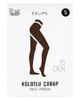 Eklips Cocoa Pantyhose Soft Sheer Tights in Size S