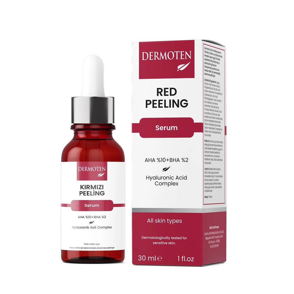 Dermoten Purifying Red Peeling Serum with AHA & BHA 30 ml