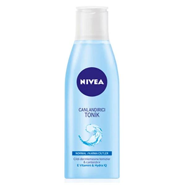 Nivea Revitalizing Toner for Normal Skin - 6.76 fl oz, Dermatologically Tested, Hydrating Facial Toner Nivea Revitalizing Toner - Hydrating Facial Toner for Normal Skin Facial Toner, Nivea Toner, Skincare for Normal Skin, Hydrating Toner, Dermatologically Tested Toner, Skincare, Normal Skin, E Vitamin, Hydra IQ, Antioxidant, Skincare Routine, Daily Cleansing, Makeup Removal, Hydration, Refreshing Toner, Revitalizing Toner