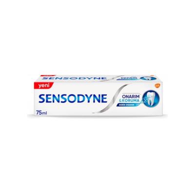 Sensodyne Sensitive Teeth Repair and Protection Toothpaste - 75ml - Reduces Sensitivity, Trusted by Dental - Toothpaste