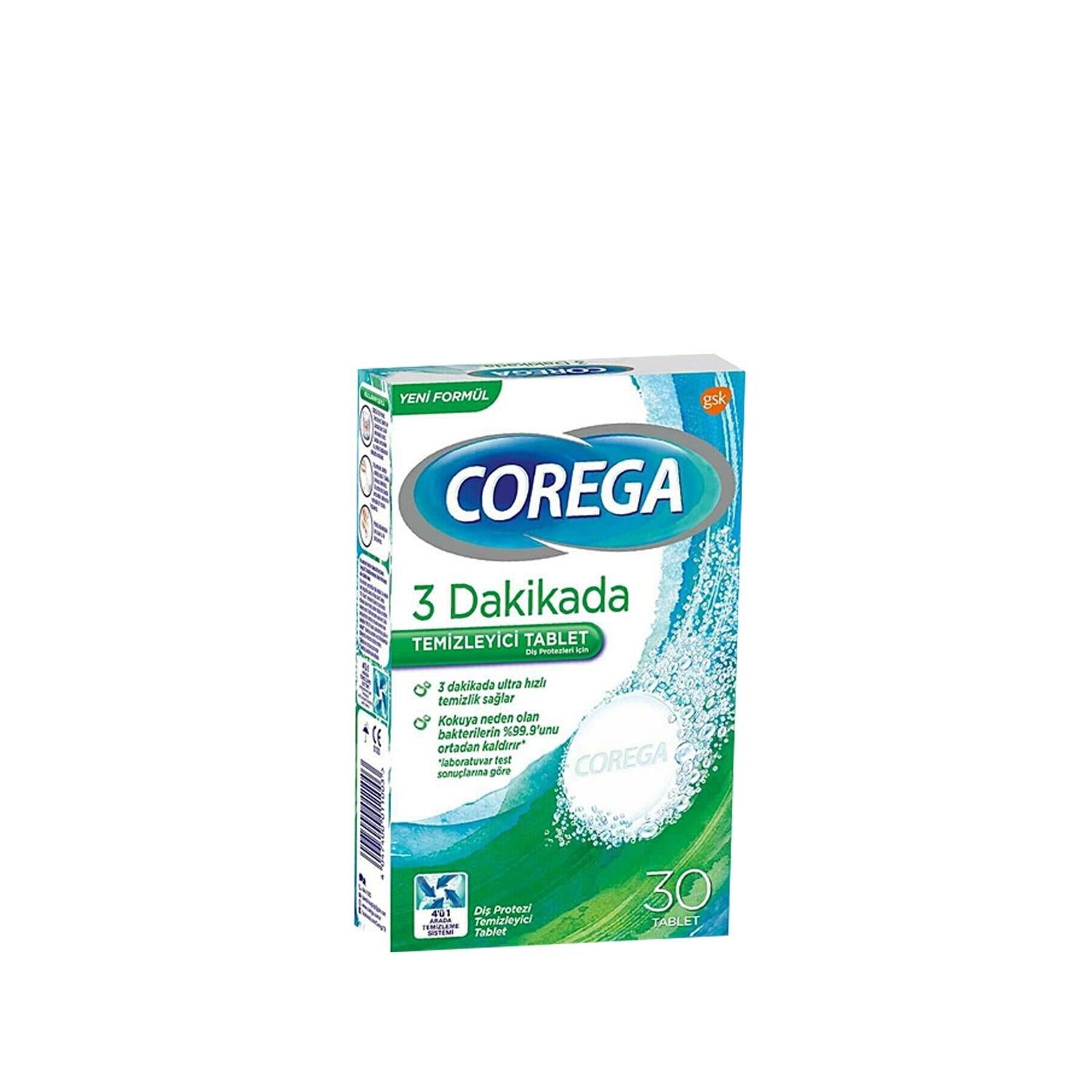 Corega Denture Cleaning Tablets - 30 Count | Effective Denture Care Solution Corega Denture Cleaning Tablets - Effective & Easy Denture Cleaning Tablets, Corega Denture Cleaner, Denture Care Products, Oral Hygiene for Denture Wearers, Denture Cleaning Solution, Denture Maintenance, Oral Care, Denture Stain Removal, Denture Plaque Removal, Easy Denture Care, Trusted Denture Cleaning Brand