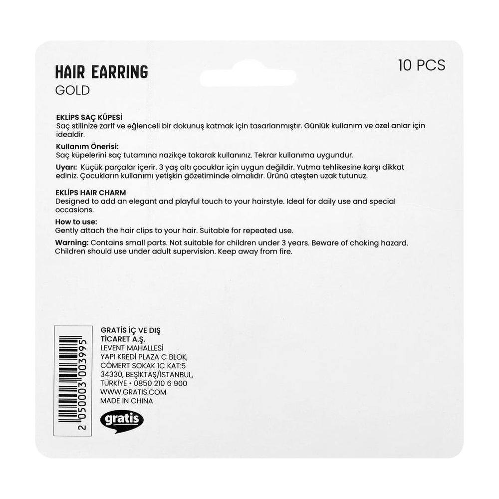 Eklips 10-Piece Hair Clip Set 1