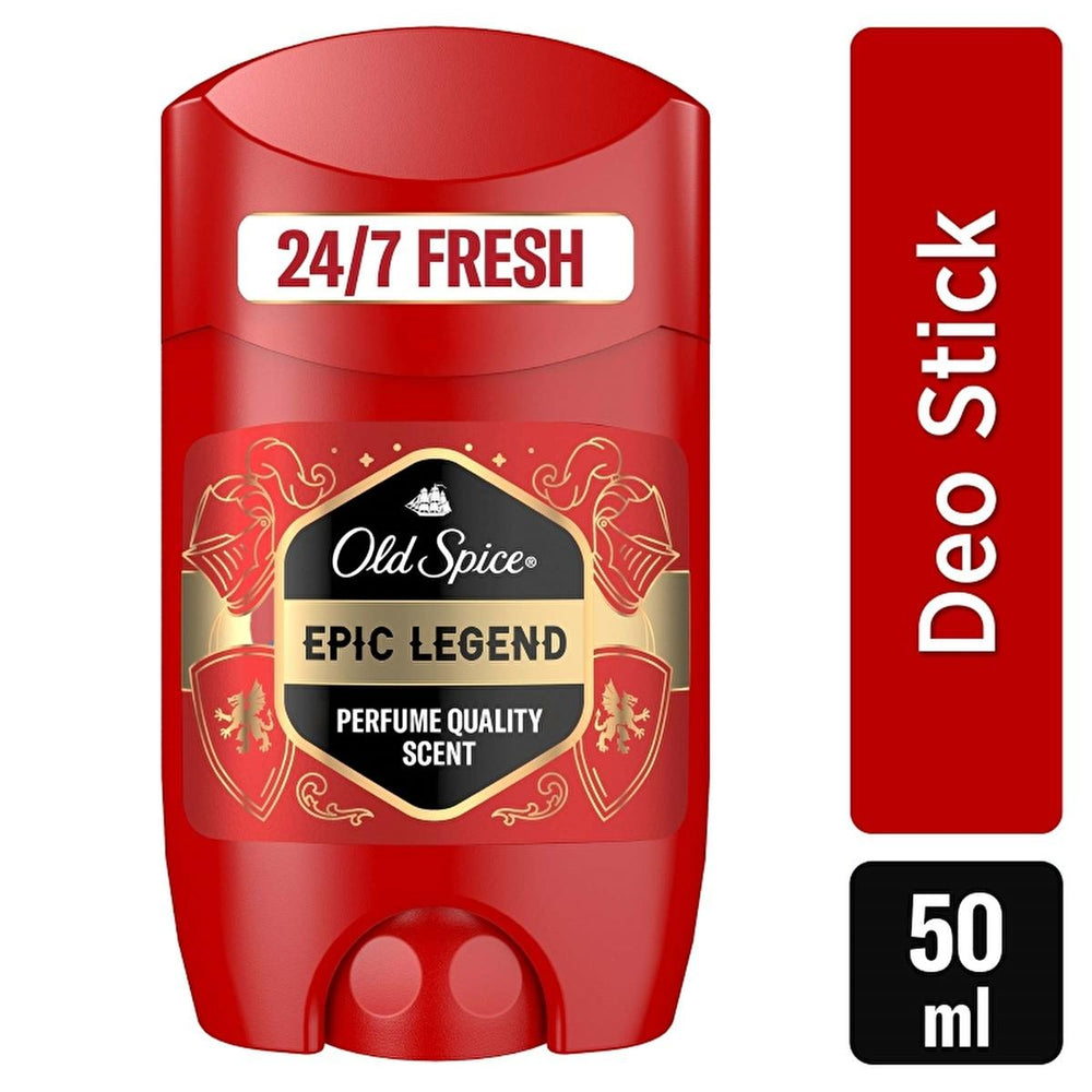 Old Spice Epic Legend Deodorant Stick for Men: 24/7 Odor Protection, Aluminum-Free Formula, Long Lasting Fragrance - Bourbon Vanilla & Cherry Tobacco Old Spice Epic Legend Deodorant: Aluminum-Free, Long-Lasting Freshness Old Spice deodorant, men's deodorant stick, aluminum free deodorant, long lasting deodorant, odor protection deodorant, fragrance deodorant for men, deodorant no stains, recycled packaging deodorant, Epic Legend deodorant, bourbon vanilla cherry tobacco deodorant, deodorant, men's grooming,