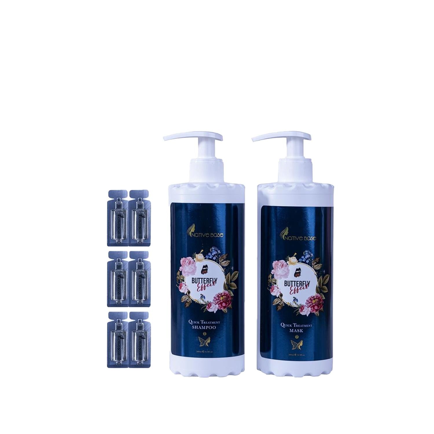 Native Base Butterfly Effect Hair Care Set - Salon Quality Hair Care at Home Native Base Butterfly Effect Hair Care Set Hair Care Set, Salon Quality Hair Care, Native Base Butterfly Effect, Sachane Discount, Comprehensive Hair Care Routine, Hair Care Products, Beauty Essentials, Hair Care Routine, Salon Experience at Home