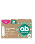 o.b. Organic Tampons Mini for Light Flow 16 Count