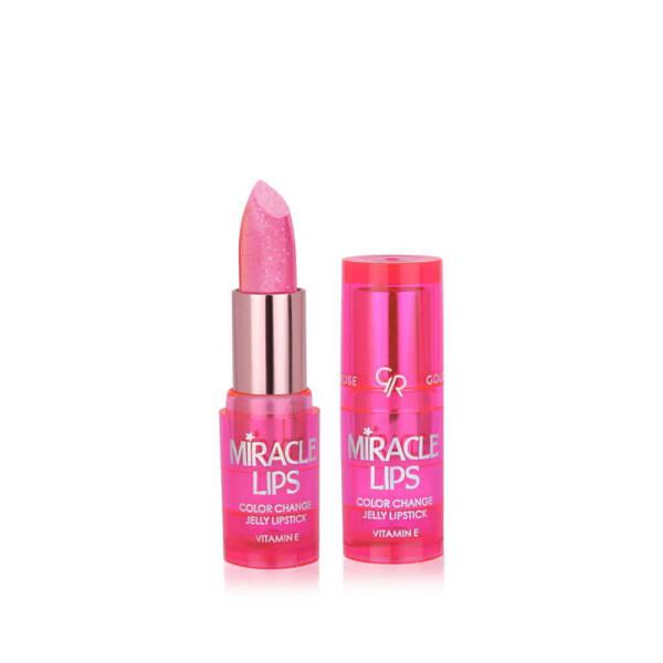 Golden Rose Color Changing Jelly Lipstick 3.7g - Berry Pink Shade with Natural Glossy Finish - image 8