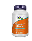 Now Magnesium Citrate Essential Mineral Supplement 100 Tablets