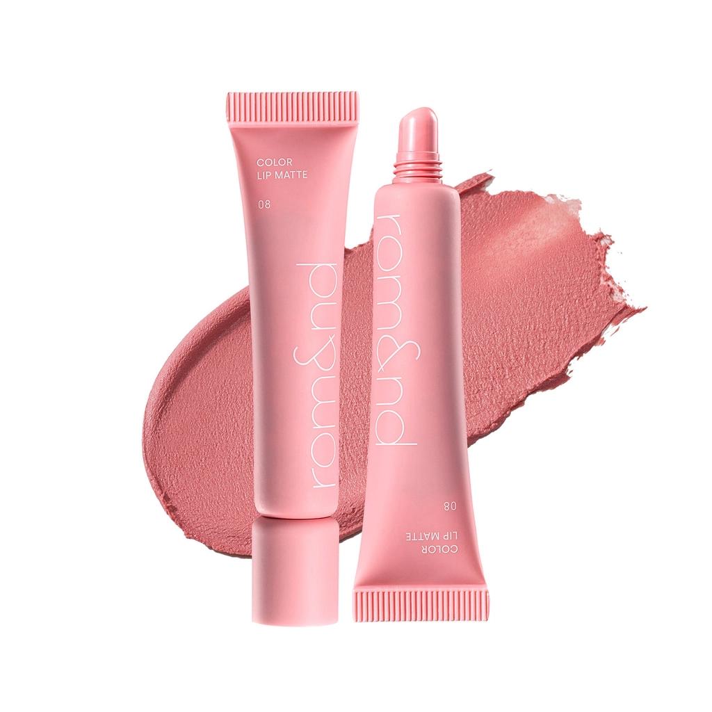 rom&amp;nd Zero Velvet Tint Matte Liquid Lipstick 08 Butter Pink 5.5g