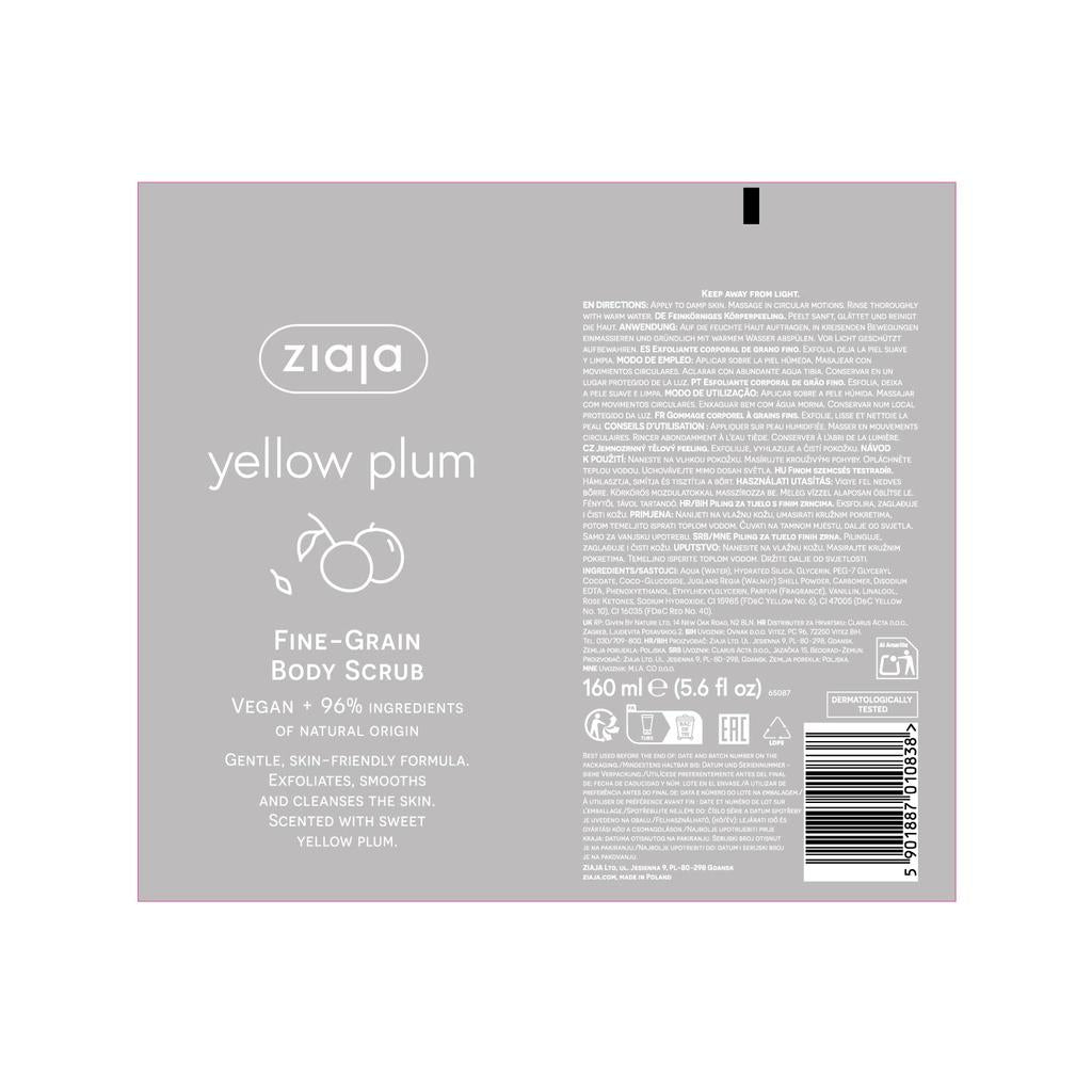 Ziaja Yellow Plum Body Lotion for Soft Skin 160 ml