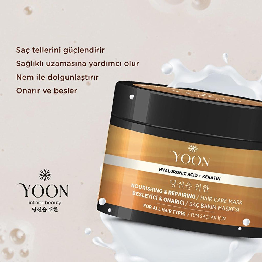 Yoon 360 Intensive Repair Keratin & Hyaluronic Hair Mask 250ml