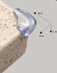 Miny Baby Corner Protector - Soft Silicone, Transparent, 8-Pack for Child Safety Miny Baby Corner Protector - Soft & Durable baby corner protector, child safety corner guards, silicone corner protectors, transparent corner protectors, baby safety products, child safety products, home safety, baby proofing, corner guards, safety protectors, nursery safety, infant safety