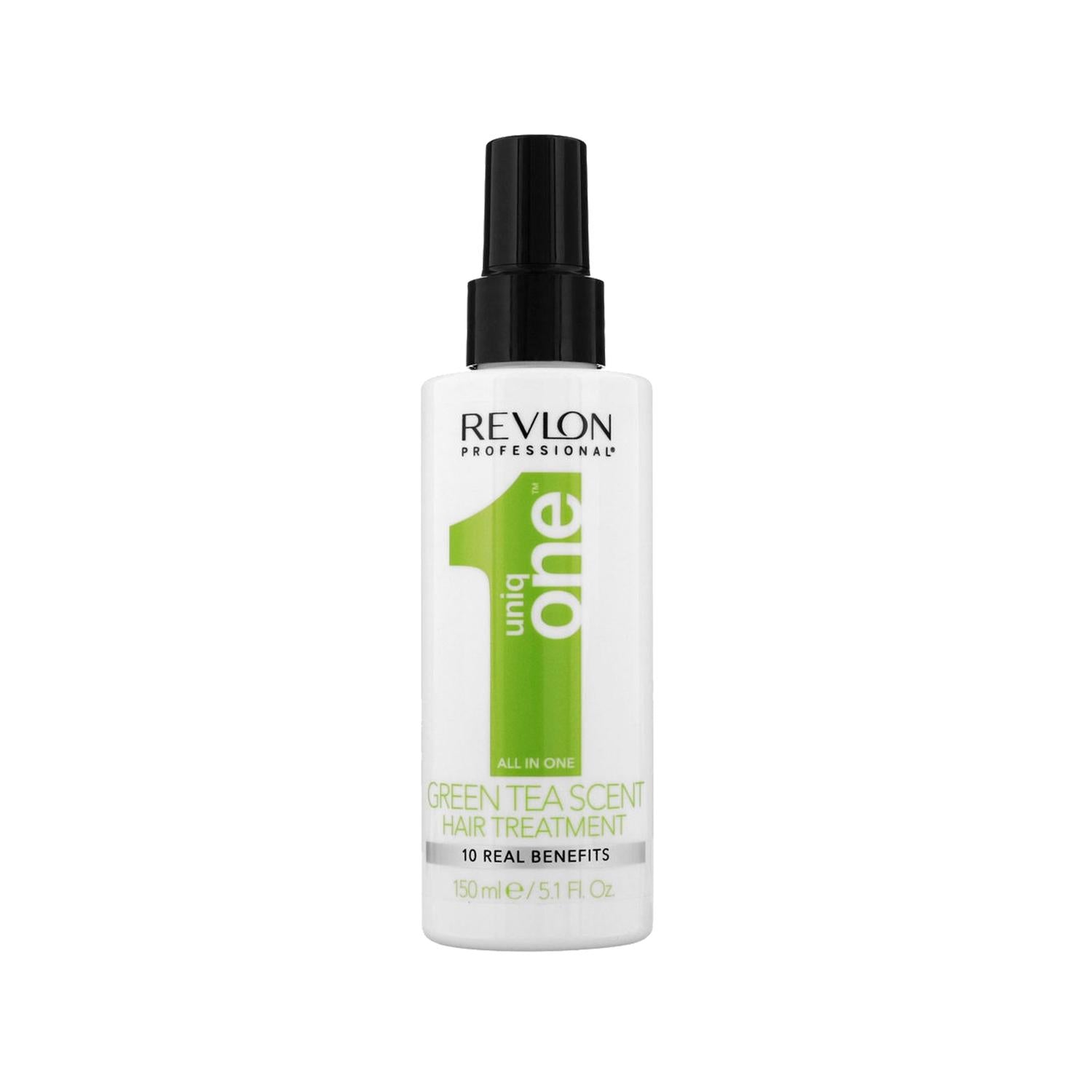 Revlon Uniq One All In Green Tea 10-in-1 Hair Care Spray - Nourishing, Styling, and Protecting Hair with Antioxidant Properties Revlon Uniq One 10-in-1 Hair Spray - Nourishing & Styling Revlon Uniq One, Green Tea Hair Product, Multifunctional Hair Care, Hair Serum, Nourishing Hair Spray, Hair Care, Green Tea Benefits, Antioxidant Hair Care, 10-in-1 Hair Product, Sprey Krem Hair Care, Hair Nourishment, Styling Spray, Protective Hair Care, Hair Management, Revlon Hair Products