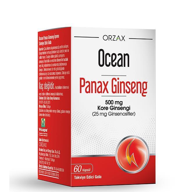 Ocean Panax Ginseng 500 mg 60 Capsules - image 2