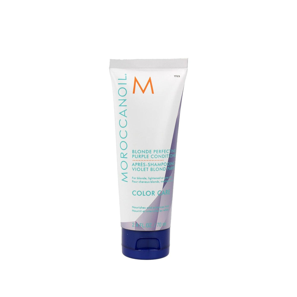 MOROCCANOIL Blonde Perfecting Purple Hair Conditioner: Eliminate Brassiness, Enhance Color, and Shine (70ml) MOROCCANOIL Blonde Conditioner: Tone & Protect Color purple shampoo, blonde hair conditioner, color care conditioner, brassiness reducer, tone correcting conditioner, MOROCCANOIL conditioner, blonde perfecting conditioner, color treated hair care, hair conditioner, blonde hair, highlighted hair, cool tones, color-treated hair, purple conditioner, hair care, beauty, personal care, Mükemmelleştirici, p