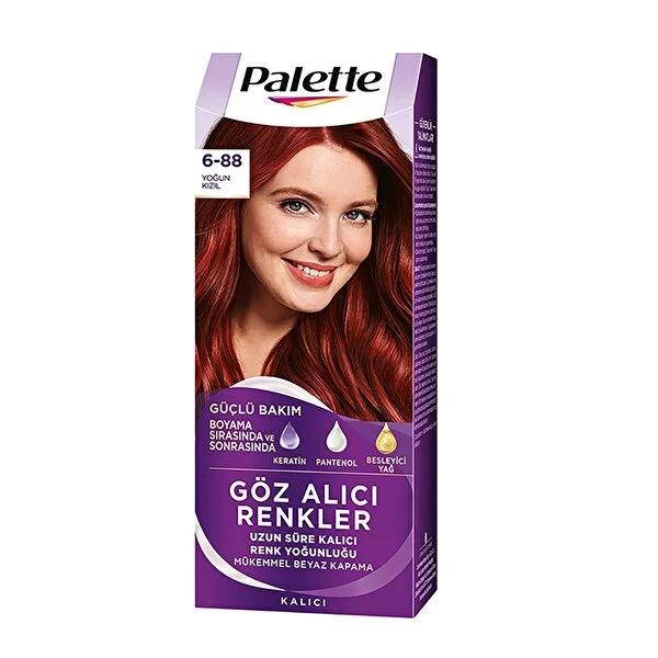 Palette Intense Red Hair Dye: Vibrant, Long-Lasting Color with Keratin & Panthenol - Deep Red Hair Color for Eye Catching Shine Palette Red Hair Dye: Intense Color & Long Lasting Shine hair dye, red hair dye, intense red hair color, long lasting hair color, hair dye with keratin, hair dye with panthenol, vibrant red hair dye, Palette hair dye, deep red hair color, hair color, red hair, vibrant hair, keratin, panthenol, nourishing oils, hair care, bold hair color, salon quality hair dye, at home hair color, 