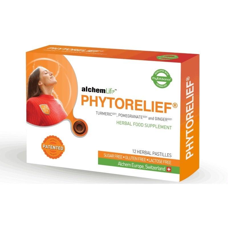 Phytorelief Herbal Lozenges for Throat Comfort 12 Pastilles