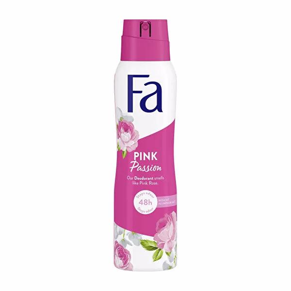 FA Pink Passion Women's Deodorant - 48h Fresh Floral Scent, Anti-White Stain, Dermatologically Approved FA Pink Passion Deodorant - 48h Freshness Women's deodorant, Long-lasting deodorant, Floral scent deodorant, Anti-white stain deodorant, Dermatologically approved deodorant, Personal care, Women's grooming, Fragrance, Freshness, Confidence, Sensitive skin friendly