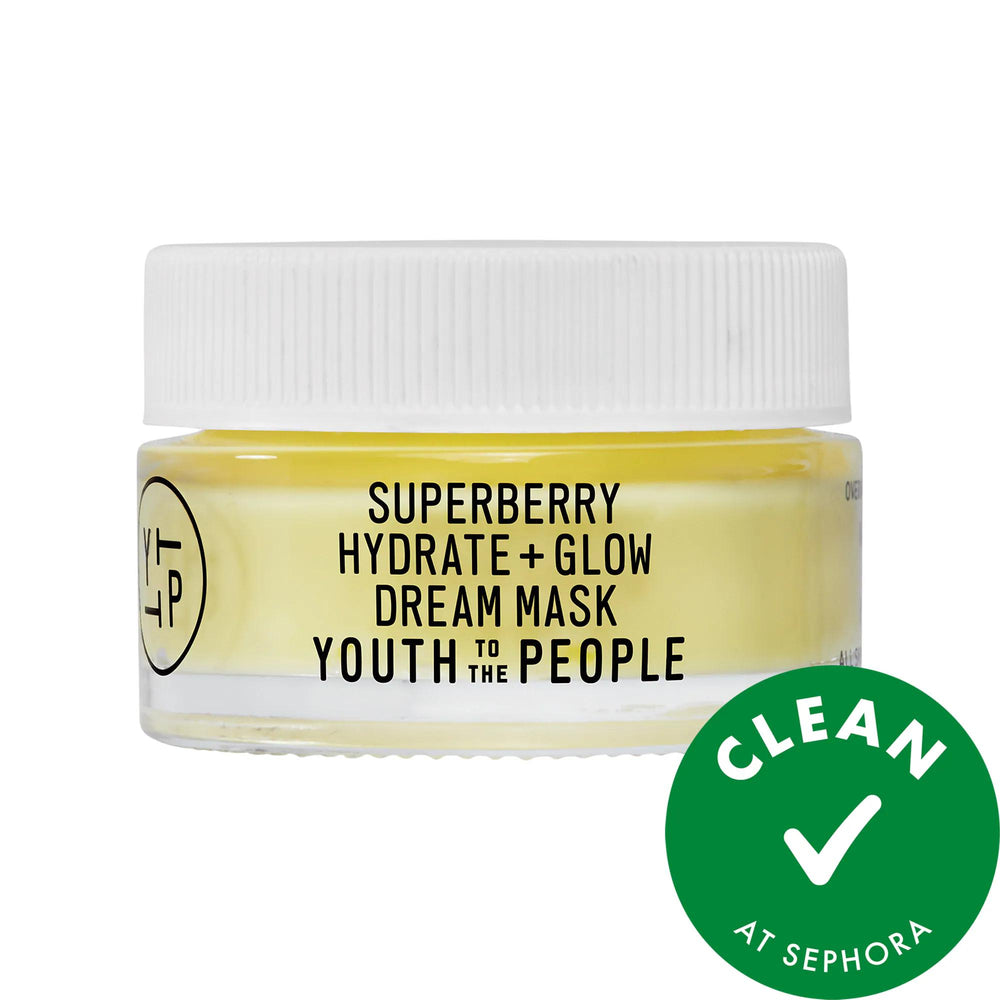 Mini Superberry Hydrate + Glow Dream Night Cream + Mask with Vitamin C - Vegan, Cruelty-Free Night Cream for Hydration and Brightening Mini Superberry Night Cream + Mask - Hydrate & Glow night cream, face mask, vitamin C skincare, hydrating skincare, vegan skincare, cruelty-free skincare, anti-aging skincare, brightening skincare, skincare for dryness, skincare for dullness, uneven skin texture, multifunctional skincare, sustainable skincare, eco-friendly packaging, recyclable packaging, mess-free slugging,