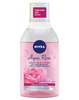 NIVEA Aqua Rose Micellar Makeup Remover - Gentle & Effective Dual-Phase Formula (13.53 fl oz) NIVEA Aqua Rose Micellar Makeup Remover - Gentle Dual-Phase Formula Micellar Makeup Remover, Dual-phase Makeup Removal Water, Organic Rose Water Skincare, Gentle Makeup Remover for Sensitive Skin, NIVEA Aqua Rose Makeup Remover, Makeup Removal, Skincare, Cosmetics, Facial Care, Sensitive Skin Solutions, Multi-purpose Skincare, Dermatologically Tested Products