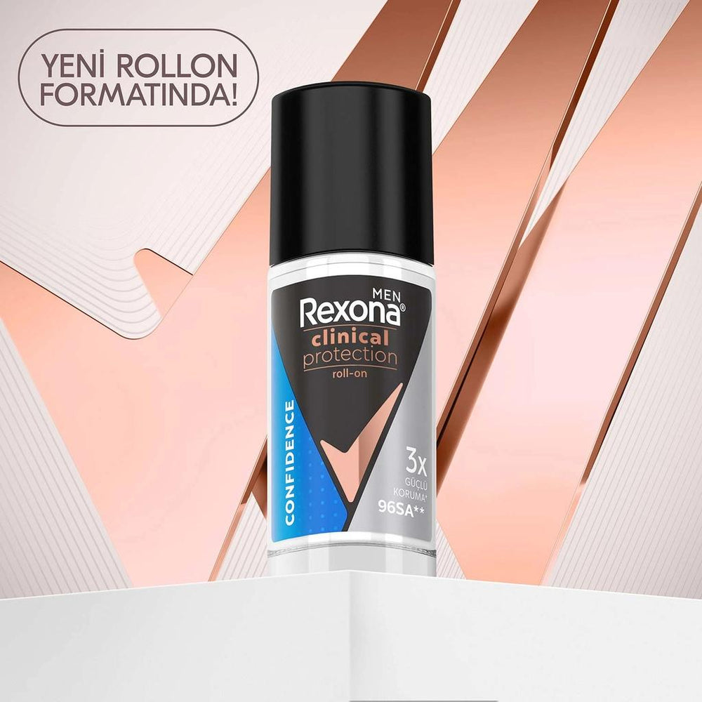 Rexona Men Clinical Protection Confidence Deodorant Roll On 45 ml