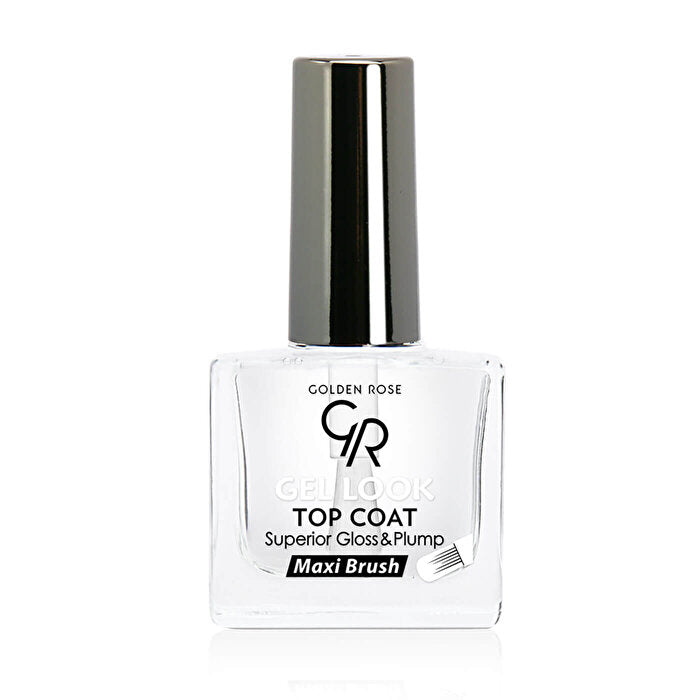 Golden Rose Gel Look Top Coat - Long-Lasting Glossy Nail Finish for Salon-Quality Nails - image 3