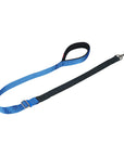 Doca Shock Absorbing Dog Leash - Comfortable Woven Fabric, Durable, Minimizes Strain, Blue Dog Leash Doca Dog Leash - Shock Absorbing & Comfortable | [Your Store] dog leash, shock absorbing dog leash, comfortable dog leash, woven fabric dog leash, durable dog leash, handmade dog leash, small dog leash, blue dog leash, Doca dog leash, dog walking, pet supplies, dog accessories, comfortable grip, nickel-plated, rust-resistant, strain relief, pet leash, dog lead, handmade leash, woven leash, shock absorbing, c