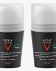 Vichy Mineral Deodorant Roll-On - Anti Transpirant Protection for Sensitive Skin, 48 Hours, 1.69 fl oz