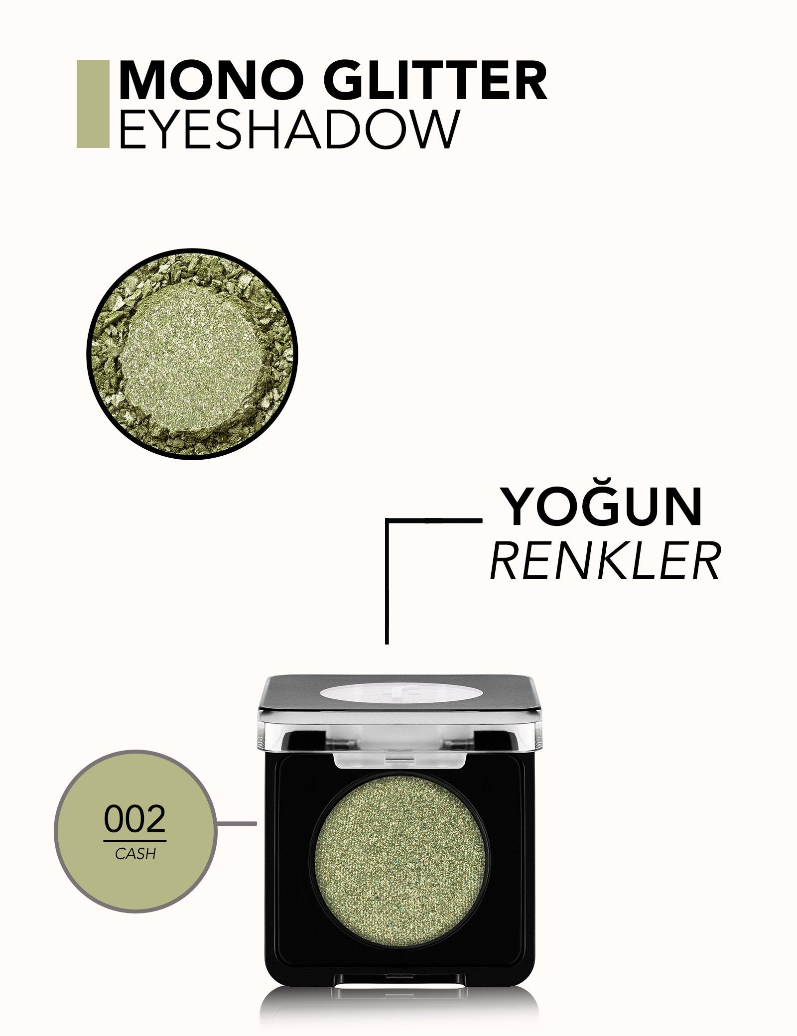 Flormar Mono High-Pigment Shimmer Eyeshadow 4g
