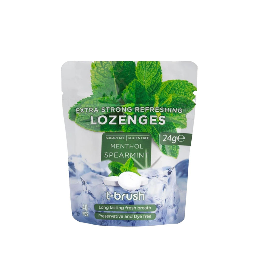 T-Brush Eucalyptus Mint Breath Freshener Pastilles - 40 Tablets, Oral Hygiene & Bad Breath Prevention T-Brush Eucalyptus Mint Breath Freshener - 40 Tablets breath freshener, eucalyptus mint pastilles, oral hygiene products, mint flavored tablets, bad breath prevention, oral care, fresh breath, confidence boost, on-the-go oral care, T-Brush products