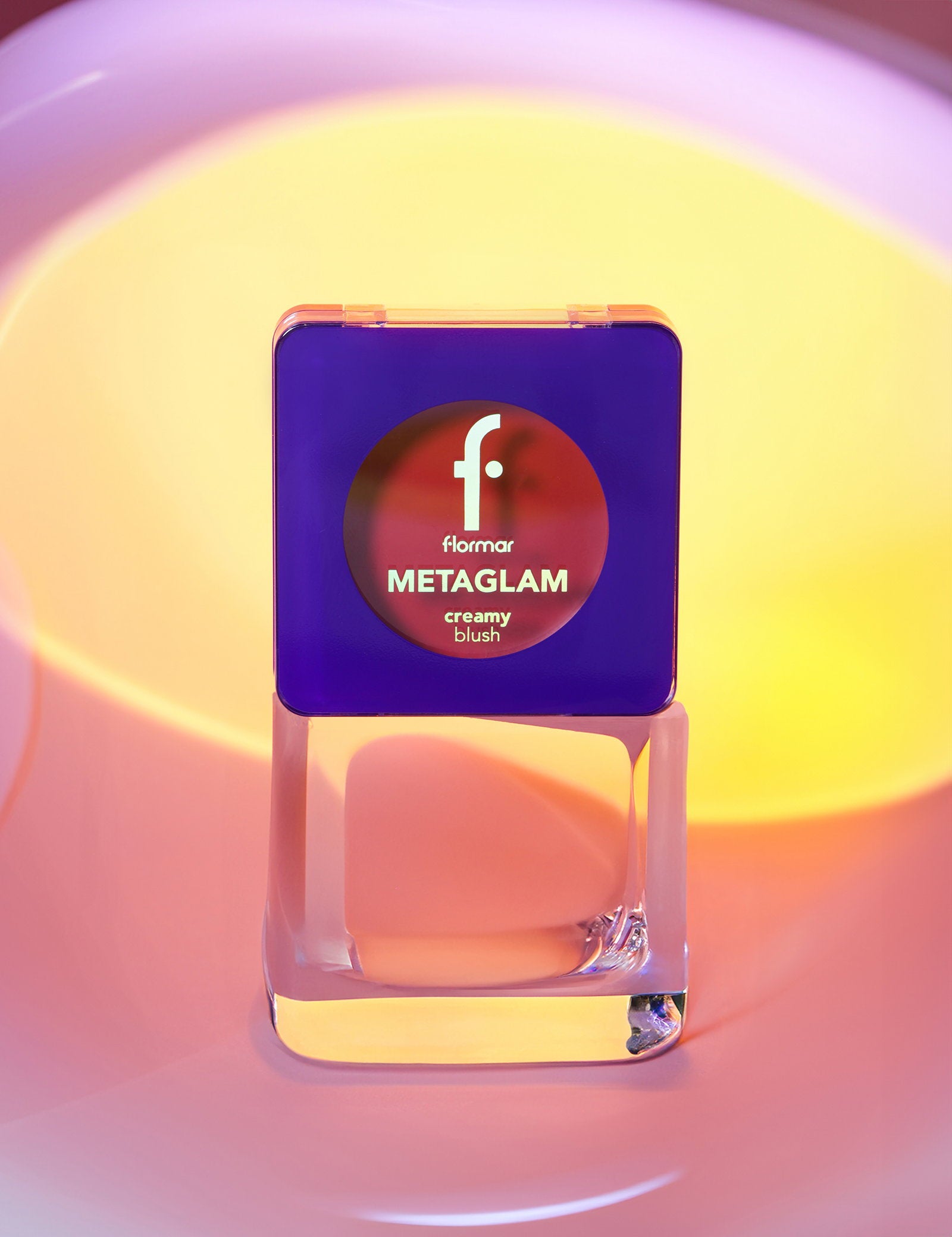 Flormar Metaglam Matte Cream Compact Blush with Shea Butter