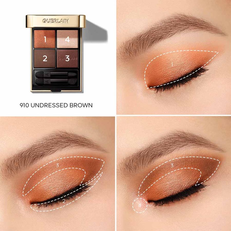 Guerlain Ombres G 23 Undressed Brown Eyeshadow Palette 4g