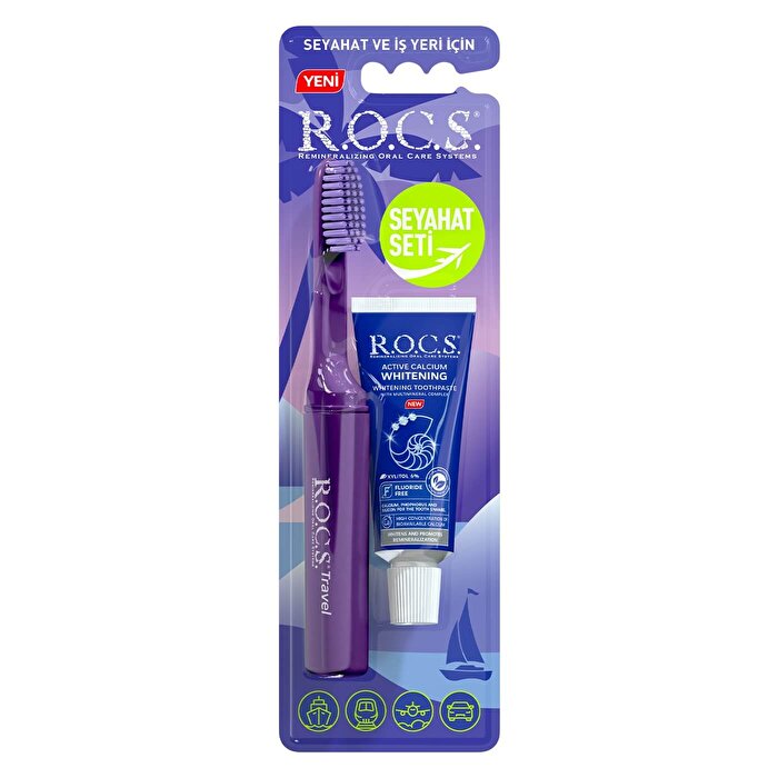 Rocs Natural Whitening Toothpaste 100ml - Gentle Formula | Mint Flavor