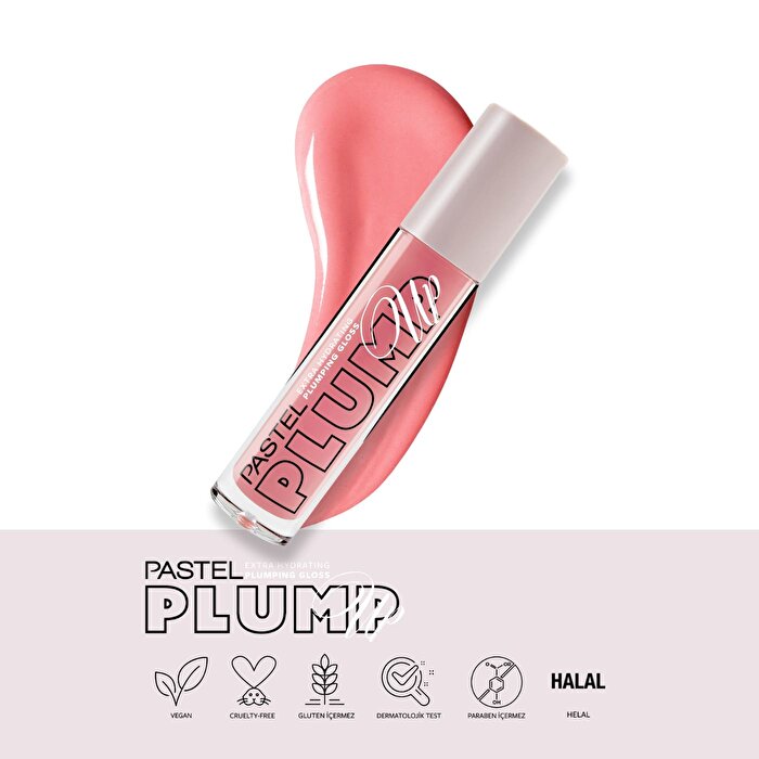 Pastel Plump Up Ultra Moisturizing Lip Gloss 5.3ml No:203 Cotton Candy