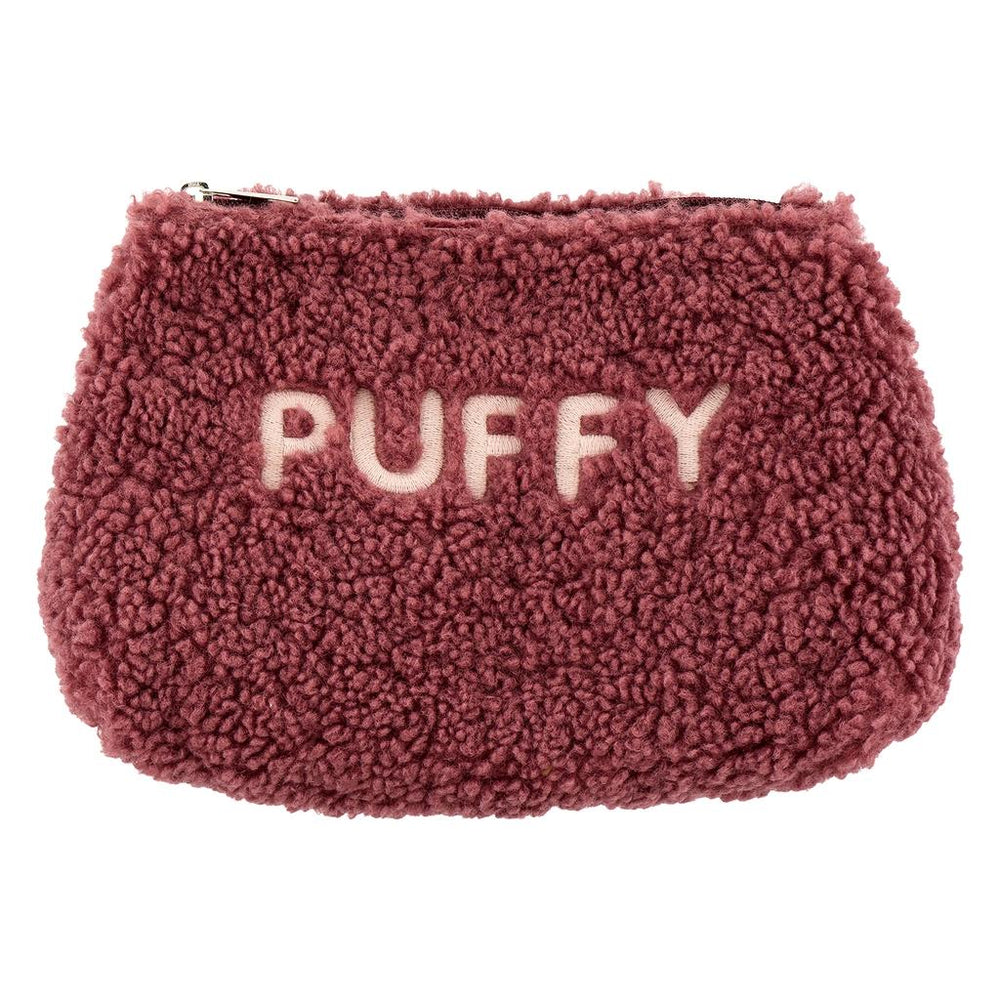 Eklips Puffy Peluş Mürdüm Makyaj Çantası