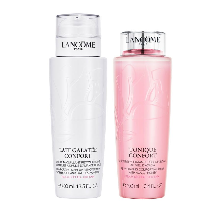 Lancome Confort Cleansing & Toning Duo for Dry Skin 2x400ml